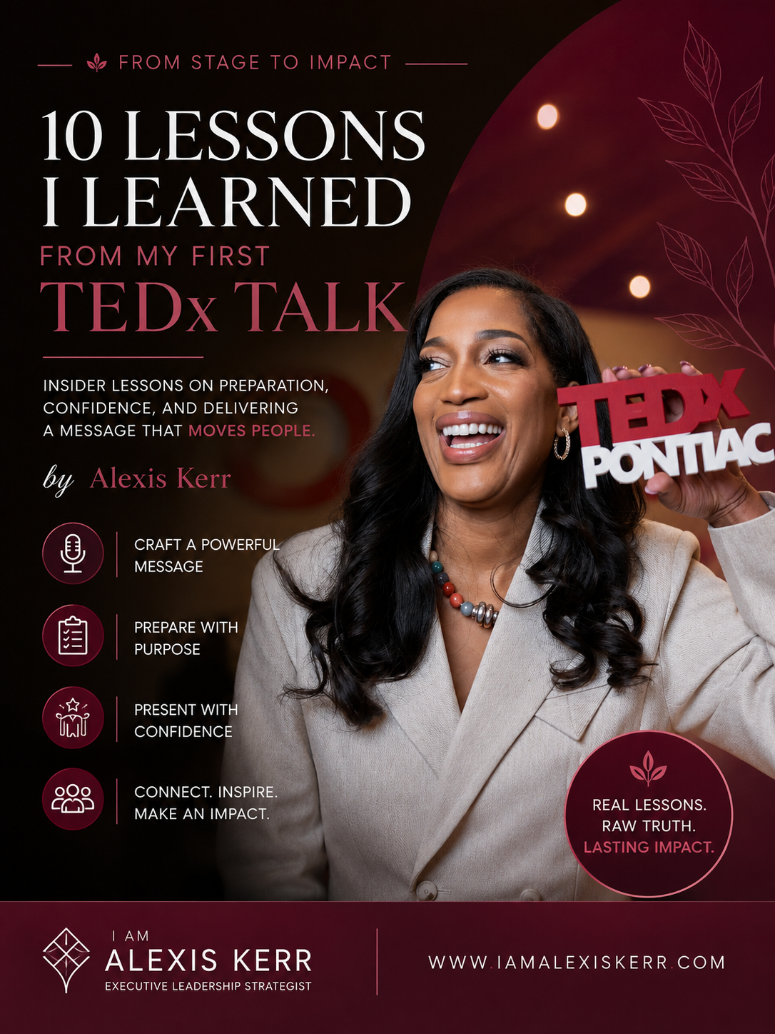 10 Lessons I Learned From My First TEDx Talk